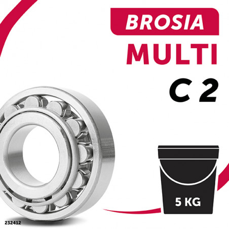 SEAU DE 5KG GRAISSE SUPER GREASE N°6 EP2 BROSIA MULTI C 2