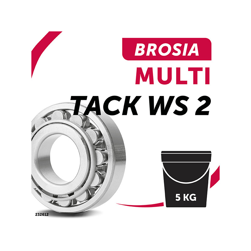 SEAU DE 5KG GRAISSE AUTOMOTIVE GENERALISTE BROSIA MULTI TACK WS 2