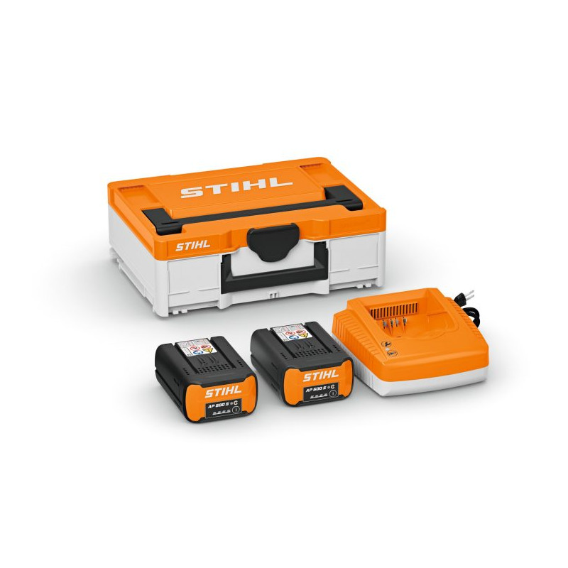 PACK ENERGIE POWER BOX 3 STIHL 2 BATTERIES AP 500 S - CHARGEUR AL 500 - MALLETTE