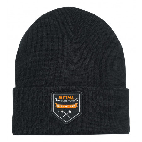 BONNET BEANIE KISS MY AXE STIHL NOIR - 0421-600-0008