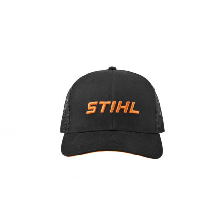CASQUETTE STIHL NOIRE LOGO MESH TRUCKER - 0421-600-0116