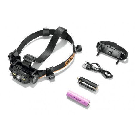 LAMPE FRONTALE 10W STIHL 800 LM AVEC SUPPORT DE CASQUE - 0421-600-0069