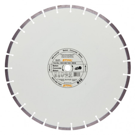 DISQUE DIAMANT BÉTON B10 300 MM X 2,6 MM STIHL