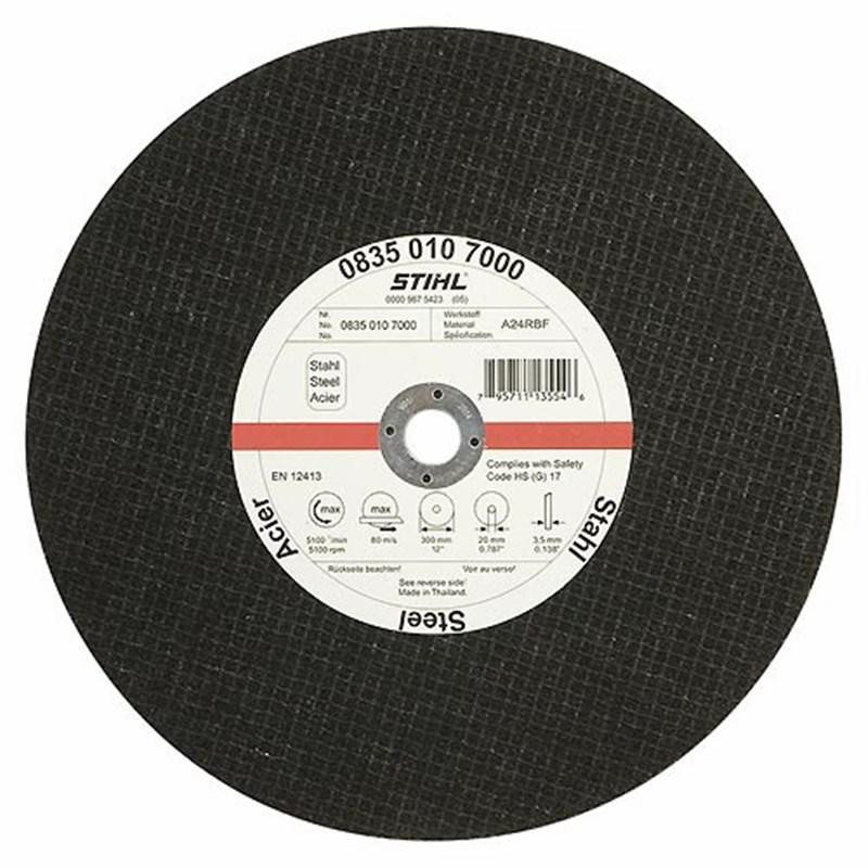 DISQUE DE DÉCOUPE EN RÉSINE POUR ACIER STIHL K-ME