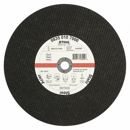 DISQUE DE DÉCOUPE EN RÉSINE POUR ACIER STIHL K-ME