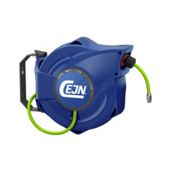 ENROULEUR SAFETY REEL Ø8/12 17M TUYAU JAUNE FLUO HIGH VISIBILITY