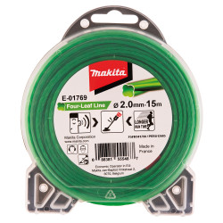 FIL NYLON TREFLE TORSADE 2-15M POUR DEBROUSAILLEUSE