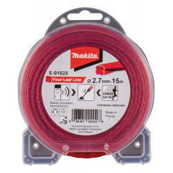 FIL NYLON TREFLE TORSADE 2.7-15M POUR DEBROUSAILLEUSE