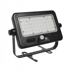 PROJECTEUR LED SOLAIRE AVEC DEECTEUR 10W 4000K IP44 + CHARGEUR USB