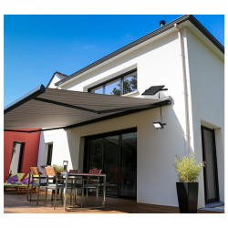 PROJECTEUR LED SOLAIRE AVEC DEECTEUR 10W 4000K IP44 + CHARGEUR USB