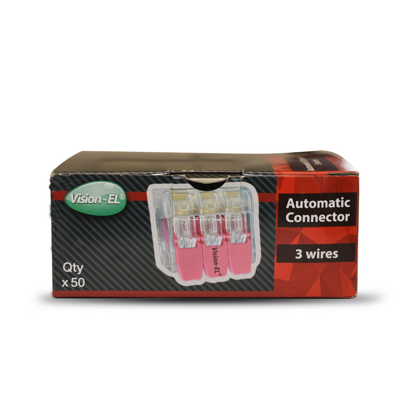 CONNECTEUR AUTOMATIQUE 3 CÂBLES BOITE DE 50 UNITES