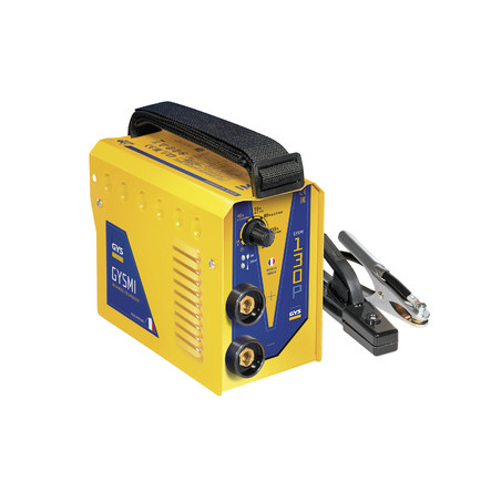 POSTE DE SOUDURE INVERTER À L’ÉLECTRODE ENROBÉE (MMA) 130 A - GYSMI 13 AVEC VALISE ET ACCESOIRES