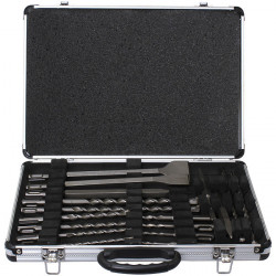 D-42444 COFFRET DE 17 OUTILS POUR PERFORATEUR SDS PLUS
