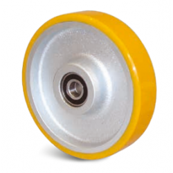 Roue polyuréthane Corps fonte Série Type 23 Diamètre 150mm Alésage 25mm Charge 700kg