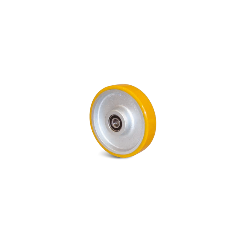Roue polyuréthane Corps fonte Série Type 23 Diamètre 150mm Alésage 25mm Charge 700kg