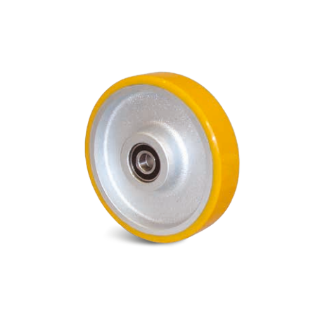 Roue polyuréthane Corps fonte Série Type 23 Diamètre 150mm Alésage 25mm Charge 700kg