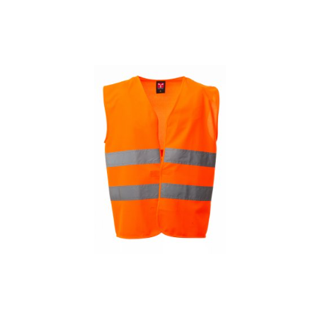 GILET HAUTE VISIBILITE REFLEX + ORANGE