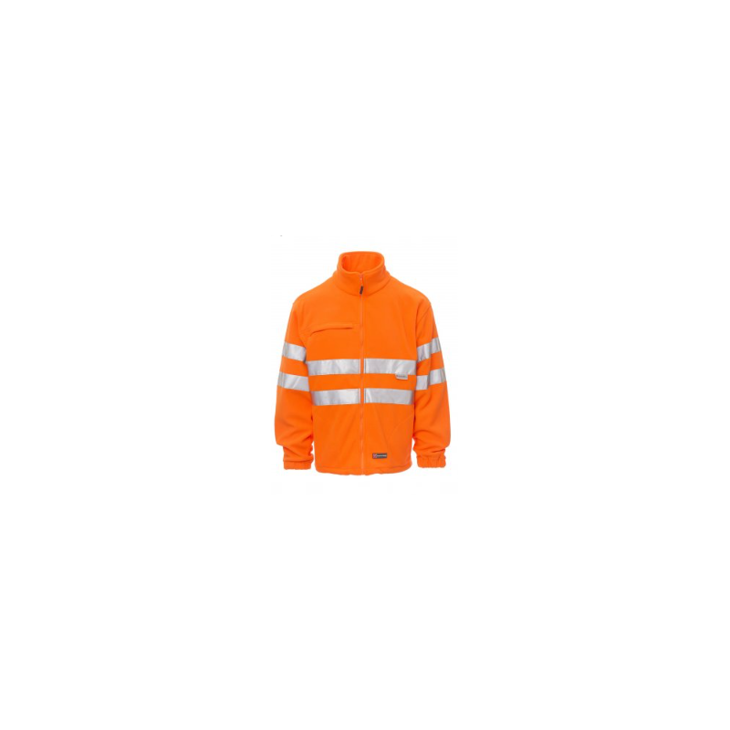 VESTE POLAIRE HAUTE VISIBILITE ORANGE LIGHT