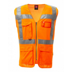 GILET HAUTE VISIBILITE ORANGE