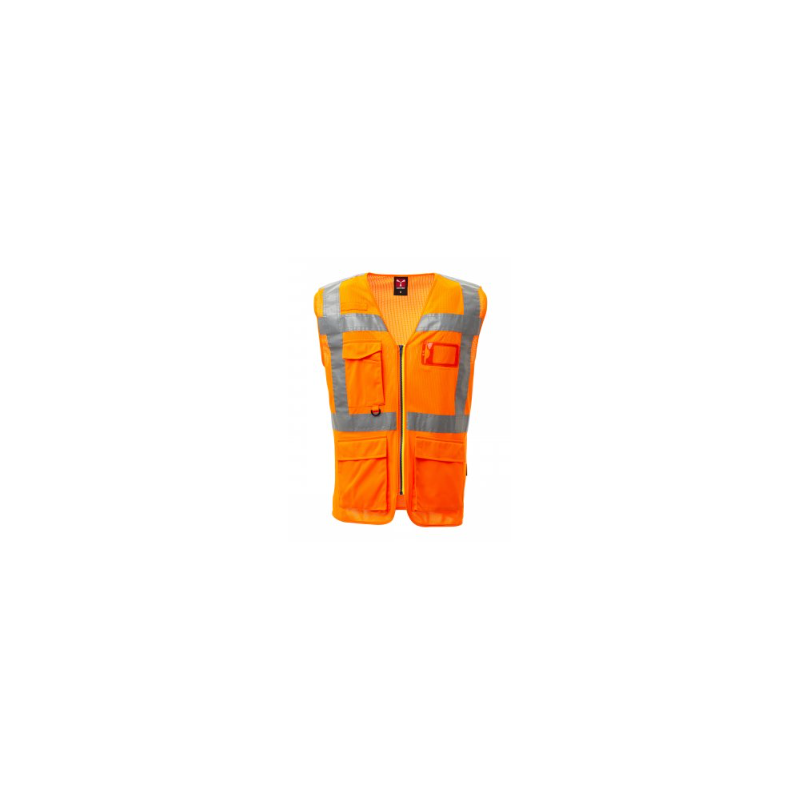GILET HAUTE VISIBILITE ORANGE