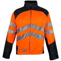 VESTE SCIE A CHAINE ORANGE HAUTE VISIBILITE CL1 TYPE A