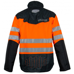 VESTE SCIE A CHAINE ORANGE HAUTE VISIBILITE CL1 TYPE A