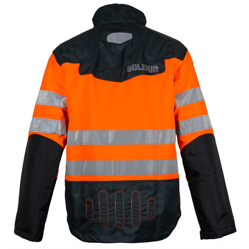 VESTE SCIE A CHAINE ORANGE HAUTE VISIBILITE CL1 TYPE A