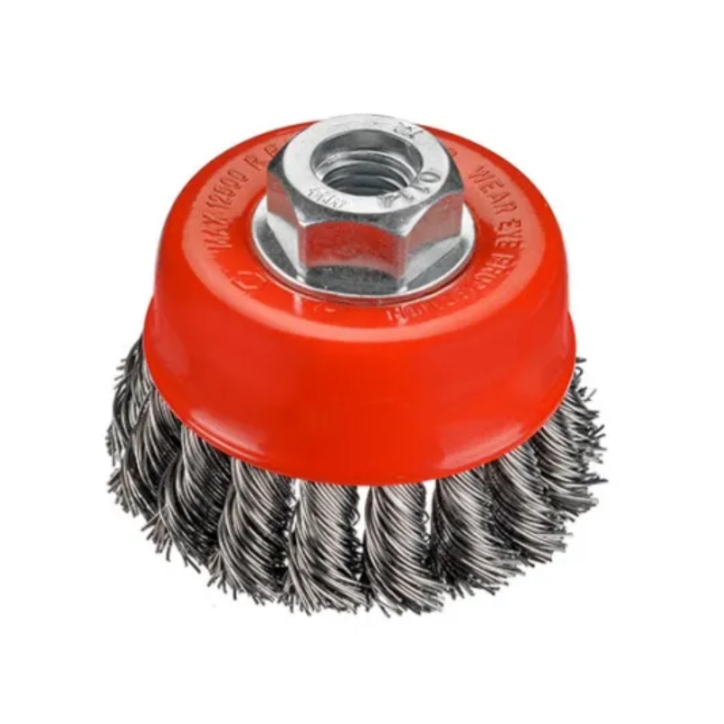 BROSSE COUPE CONIQUE D.65 M14 FIL 0.50 ACIER TORSADE