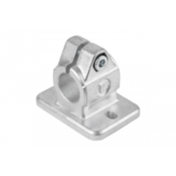 BRIDE AVEC BRIDE ALUMINIUM POUR TUBE ROND - 25.1MM