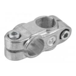 BRIDE EN CROIX ALUMINIUM POUR TUBE ROND - FORME A - 25.1MM