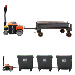 TRACTEUR TIREUR POUSSEUR ELECTRIQUE 2 TONNES