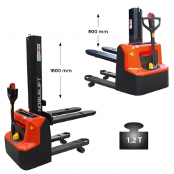 GERBEUR ELECTRIQUE LITHIUM MAT POUTRE ET LEVEE 1200KG