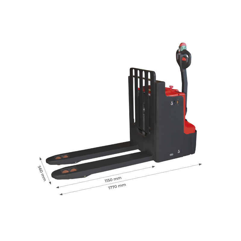 TRANS-GERBEUR ELECTRIQUE ERGONOMIQUE LEVEE ADDICTIONNELLE 2000KG