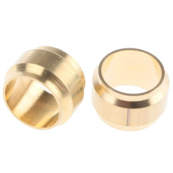 OLIVE DE RACCORD DE PRESSION LAITON 8MM LE PAQUET DE 10 - REF 0124 08 00