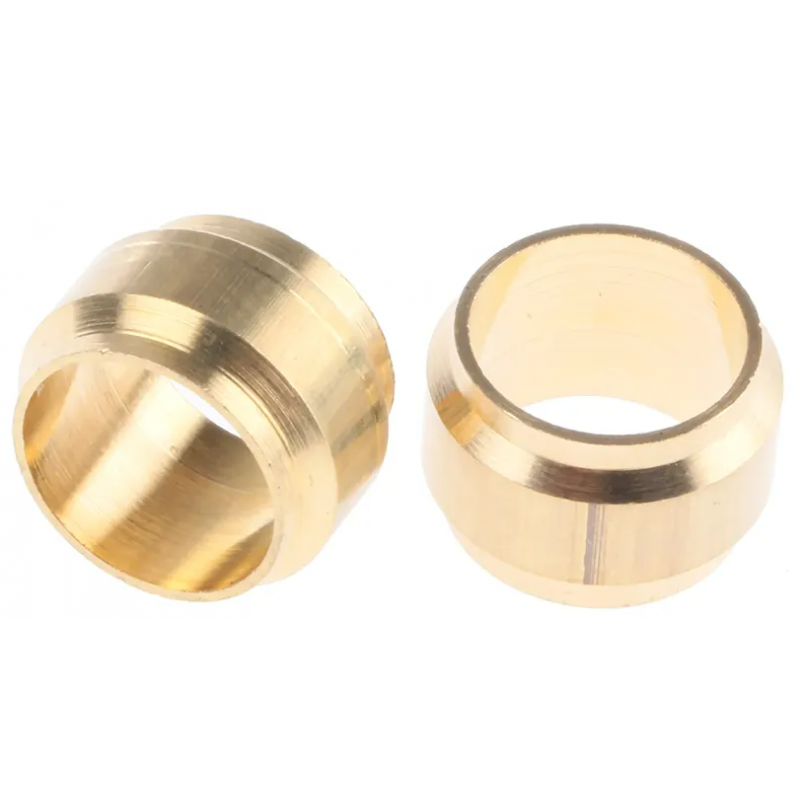 OLIVE DE RACCORD DE PRESSION LAITON 8MM LE PAQUET DE 10 - REF 0124 08 00