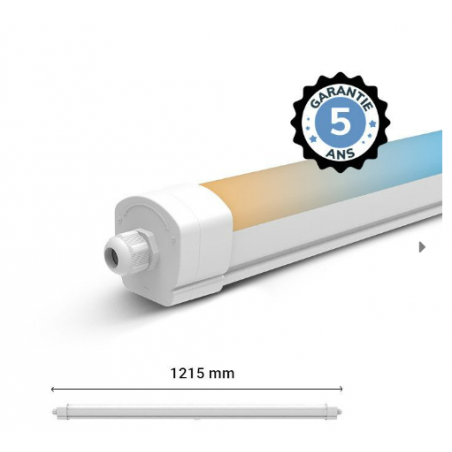 BOITIER ETANCHE LED INT 1255X58MM - 35W - 4000K - IP65 - IK10 - 5250LM