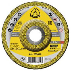 Disque de tronçonnage 125x3.2x22.23 acier-inox
