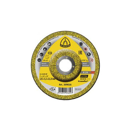 Disque de tronçonnage 125x3.2x22.23 acier-inox
