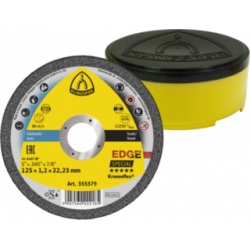 DISQUES A TRONÇONNER EDGE 125X1.2 MULTIMATIERE Acier inoxydable, Acier, Aluminium