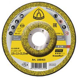 Disque de tronçonnage 125x2.5x22.23 acier-inox