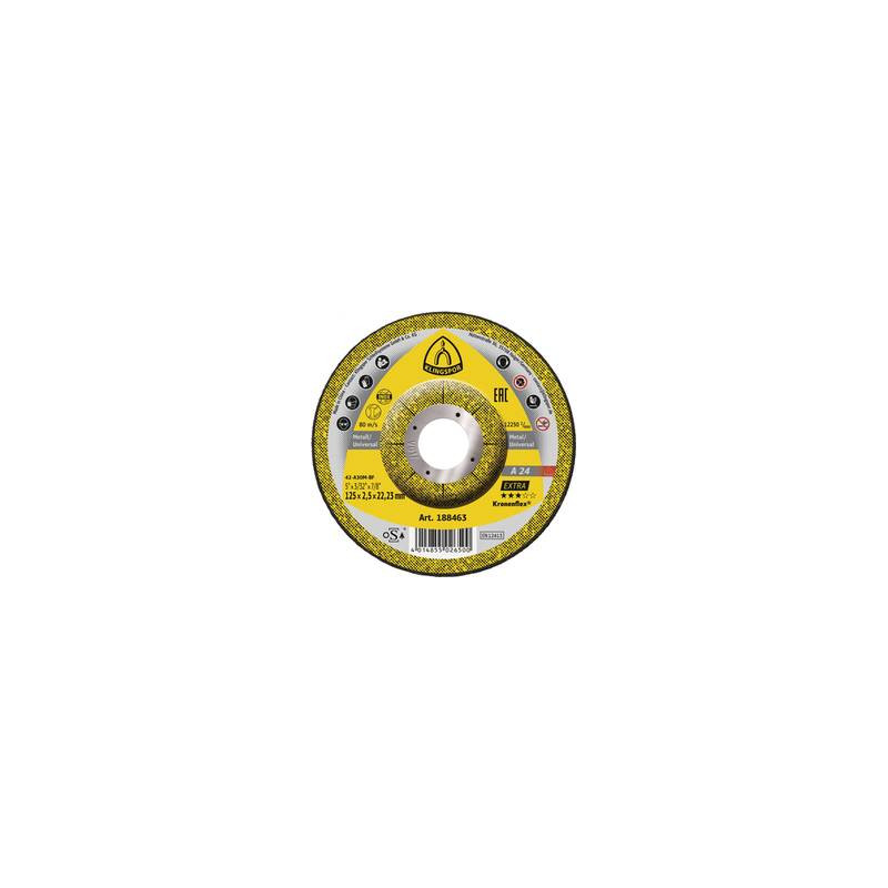 Disque de tronçonnage 125x2.5x22.23 acier-inox