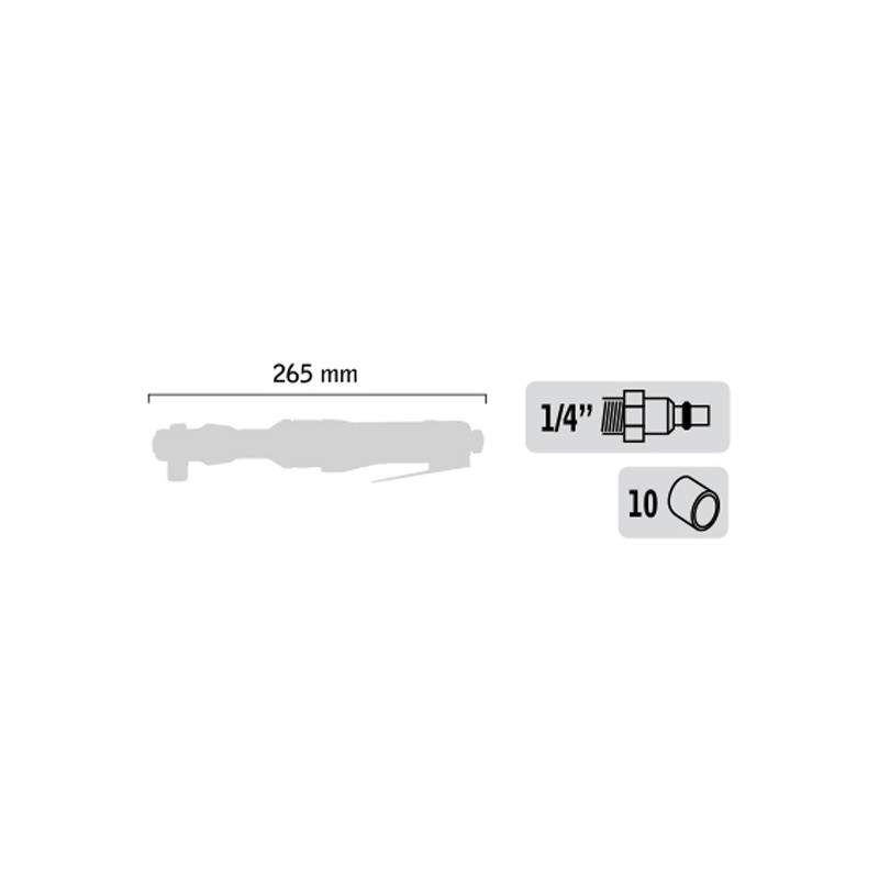 Clé à rochet 1/2″