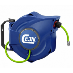 ENROULEUR SAFETY REEL Ø8/12 17M TUYAU JAUNE FLUO HIGH VISIBILITY