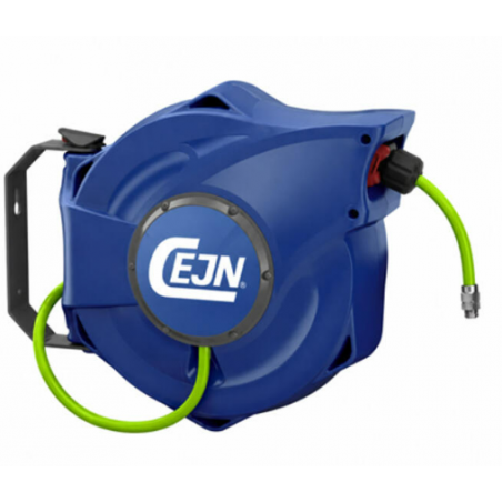 ENROULEUR SAFETY REEL Ø8/12 17M TUYAU JAUNE FLUO HIGH VISIBILITY