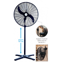 VM 56 PI.1 VENTILATEUR SUR PIED IP 55 Ø 56 cm - 10 500 m³/h