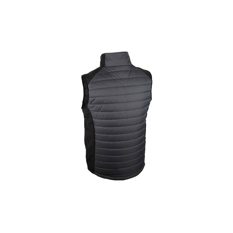 GILET SOFTSHELL GRIS ET NOIR