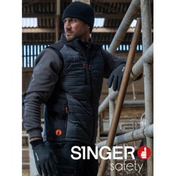 GILET SOFTSHELL GRIS ET NOIR