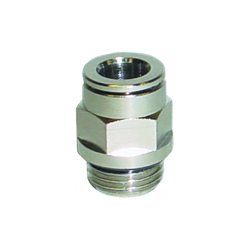 DROIT MALE CYLINDRIQUE INOX + JOINT MONTE  5801