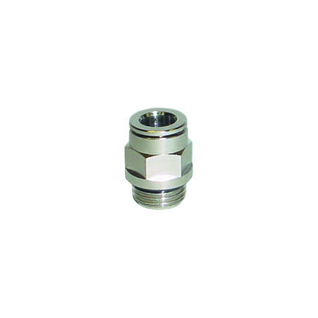 DROIT MALE CYLINDRIQUE INOX + JOINT MONTE  5801