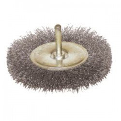 BROSSE CIRCULAIRE INOX Ø75 SUR TIGE REF 330.075IV